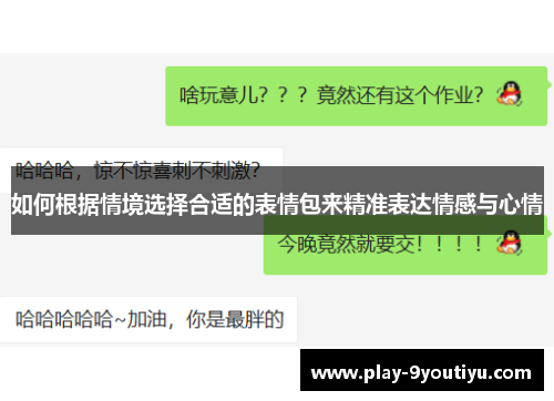 如何根据情境选择合适的表情包来精准表达情感与心情